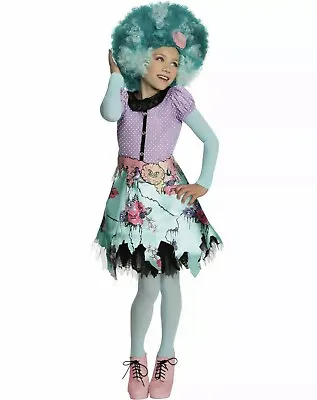 Girls Monster High Honey Swamp Costume Fancy Dress Kids Child Halloween Cosplay • $28.04