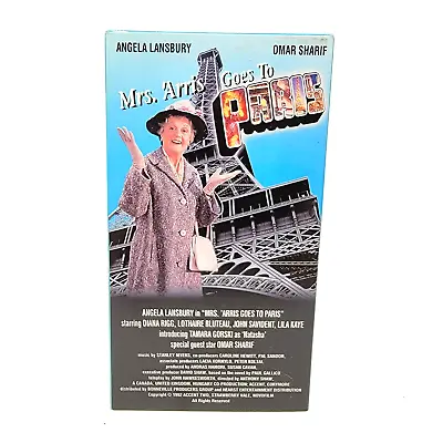 Mrs. 'Arris Goes To Paris 1992 VHS Angela Lansbury Omar Sharif • $17.55