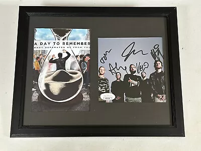 A Day To Remember Autographed Signed Framed Photo Display With Jsa Coa # Ai83826 • $200