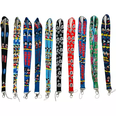 Disney Mickey Mouse Lanyards With Clip/ Badge Holder BOGO Deal Free Fast Ship • $7.99