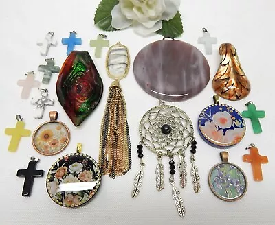 Vintage To Now Pendant Lot - Assorted Themes & Materials • $13.49