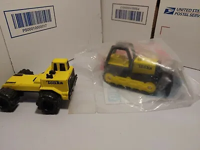 McDonalds Bagged Tonka Bulldozer Truck Car Diecast Toy 1994 + Bonus Tonka 2003 • $5.95