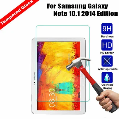 Screen Protector Samsung Galaxy TAb 2 3 A2 S4 S5E Advanced 2 Tempered Glass Film • $16.24