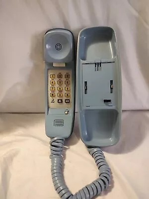 🔥 AT&T CS2001A Trimline Push Button Telephone-Blue-Vintage 1987 (Untested) • $14.99