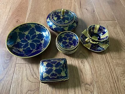 Lot Of Lindner Kueps Bavaria Echt Cobalt Pieces • $95