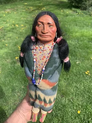 Vintage Native American Indian Skookum Bully Good Doll Antique Toy Beads Blanket • $4.99