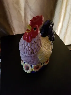 Vintage Ceramic Rooster Cookie Jar • $22