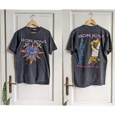 Vintage Bon Jovi 1993 Tshirt Merch Single Stitch • $21.99