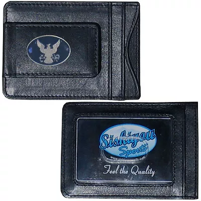 U.S. Navy Fine Leather Money Clip (Military) Card & Cash Holder • $20.89