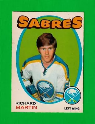 1971-72  Opc  # 161   **  Richard Martin  Rc  **   Buffalo Sabres  -  Excellent • $4.36