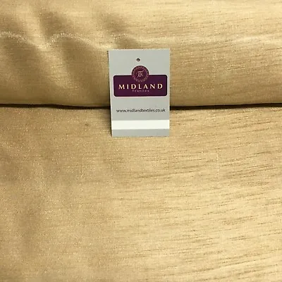 £7.99 • Buy Shimmer Raw Faux Silk Dupion Shantung Dress Fabric 45   Wide M805 Mtex 