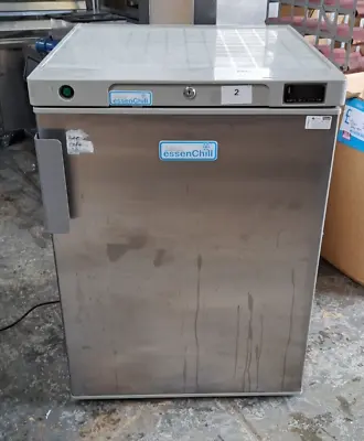 £150 • Buy Lec Essen Chill Commercial Under Counter Cabinet Refrigerator - BRS200ST - LOT 2