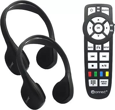 07-19 Chrysler Dodge Jeep Ram Uconnect Wireless Headphones Remote NO PACIFICA  • $84.99