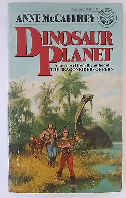 $17 • Buy Signed. Dinosaur Planet By Anne McCaffrey. 1st Ballantine Edition 1978.