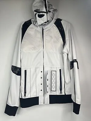 Mens Large Marc Ecko X Star Wars Cut & Sew Stormtrooper Zip Up Hoodie L • $56.99