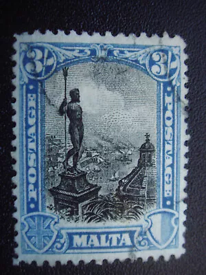 Malta 1926-27 KGV Used 3sh Sg170 • $2.25