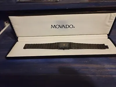 Movado Movado Black Oxide PBD & Stainless Steel Watch  • $250