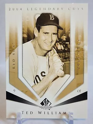 2004 SP Legendary Cuts Ted Williams #112 Boston Red Sox • $1.49