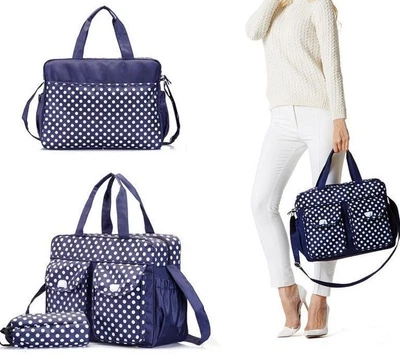 £12.99 • Buy Baby Nappy Changing Bag Diaper Bag Pushchair Pram Bag Mum Organiser 3PCs Blue