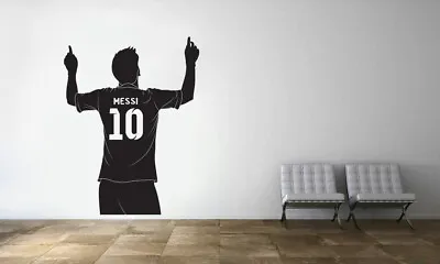 £67.93 • Buy Messi 10 Barcelona Wall Decal Soccer Sports Decor Vinyl Sticker