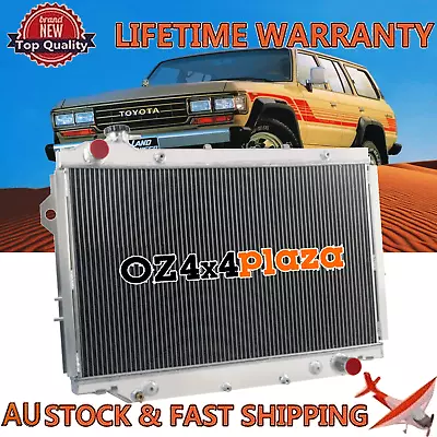 4Rows Radiator For Toyota Land Cruiser 80Series HZJ80/HDJ80 1990-98 AUS AT&MT • $359