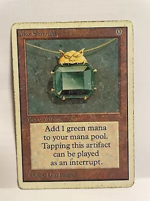 Mox Emerald Unlimited Mtg Magic The Gathering • $2700