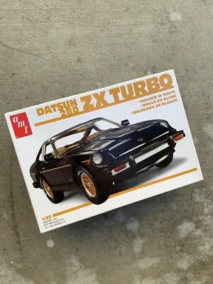 $24.99 • Buy Vintage Model Car Kit Datsun 280 ZX Turbo T-tops Amt 1/25