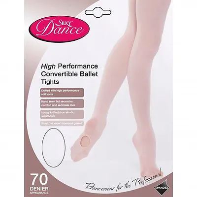£8.25 • Buy High Performance Adults Convertible Ballet Tights In Theatrical Pink 4 Size
