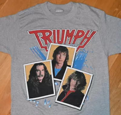 *1986 TRIUMPH* Vintage Rock Concert Tour Tee T-shirt (S) Small Rare 80's Metal • $150