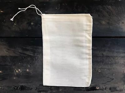 200 5x7 Cotton Muslin Drawstring Bags • $55