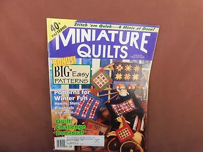 Miniature Quilts Magazine Issue 27 1997 • $3.99