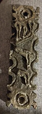 Vintage Hand Forged Iron Metal Mezuzah  5.5  Long See Pix • $9.50