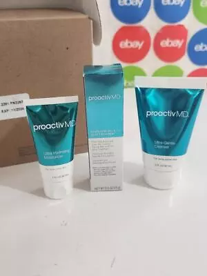 Proactiv MD 3-Step System 30-day Adapalene Gel 0.1% Cleanse Moisturize Exp 11/24 • $28.85