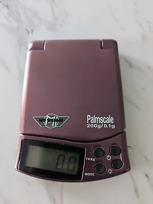 My Weigh Palmscale 5.0 200g/0.1g Digital Scale W/ Spoon And Tweezers - Purple • $9.99