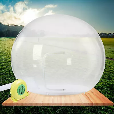 3M Inflatable Commercial Grade PVC Clear Eco Dome Camping Bubble Tent • $574.74