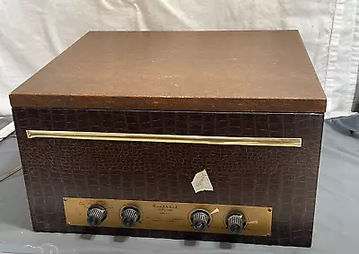 Vintage HEATHKIT A-9C Mono Tube Amplifier Faux Alligator Skin Case A-9b LISTED 2 • $249.99