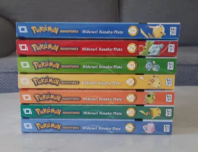 $49 • Buy Pokemon Adventures Volume 1-7 Comic/Manga - Hidenori Kusaka