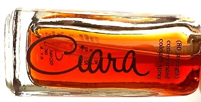 $7 • Buy Vintage 1980's Ciara Cologne .45oz Approximately 85% Full No Box