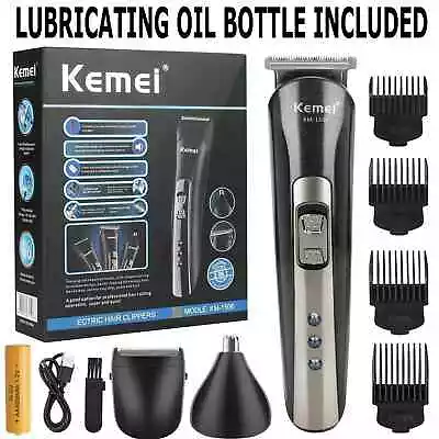 Kemei Professional Hair Clippers Cordless Trimmer Beard Cutting Machine Barber • $9.95