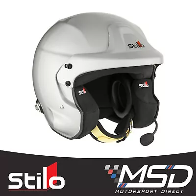 Stilo Trophy DES PLUS Motorsport FIA 8859-2015 Helmet With WRC Intercom • £617.99