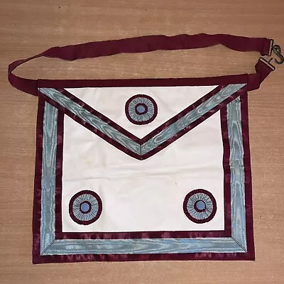 Masonic Mark Master Mason Apron Made By George Kenning & Son Masons Regalia • £7.99