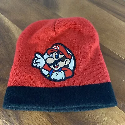 Mario Super Nintendo 2021 Red Youth Boys Beanie One Size • $7.79
