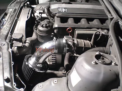 All Black For 1998-2005 BMW E46 323 325 328 330 Air Intake System Kit + Filter • $46.75