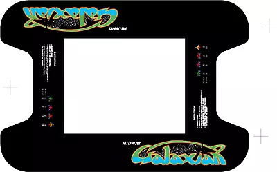 GALAXIAN Cocktail Arcade Machine Glass Underlay • $54.95