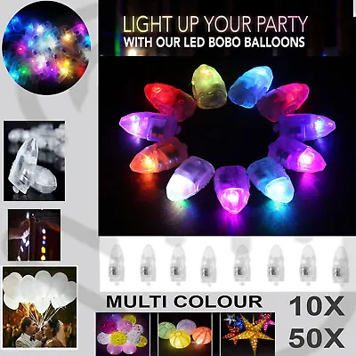 £6.01 • Buy 10x/50x Led Balloons Light Up Party Birthday Wedding Decoration Balloon Lights