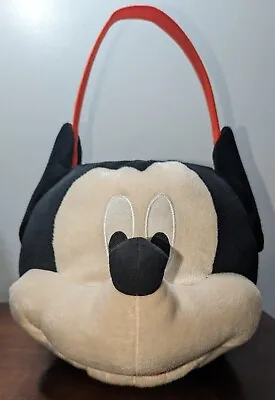 Used Disney Mickey Mouse Plush Basket / Decoration / Easter / Halloween • $15