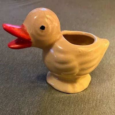 McCoy Pottery Yellow Baby Duck Planter 1940s • $20