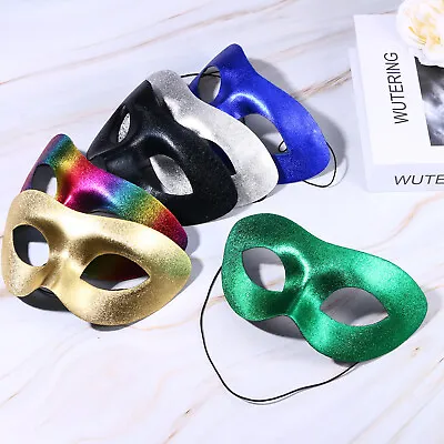 6pcs Masquerade Venetian Masks For Men Women Prom Party Mardi Gras Carnival Mask • $14.99