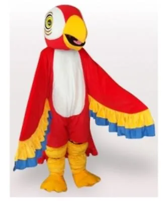 Red Parrot Mascot Costume Adults Suit Festival Party Fancy Dress Outfit Parade + • £192.28