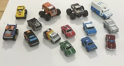 Micro Machines Galoob Lot Of 14 Police Monster Truck Van Cars • $25